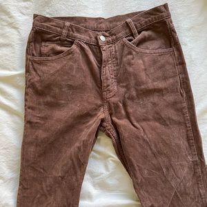 Brandy Melville Brown Corduroy Jean